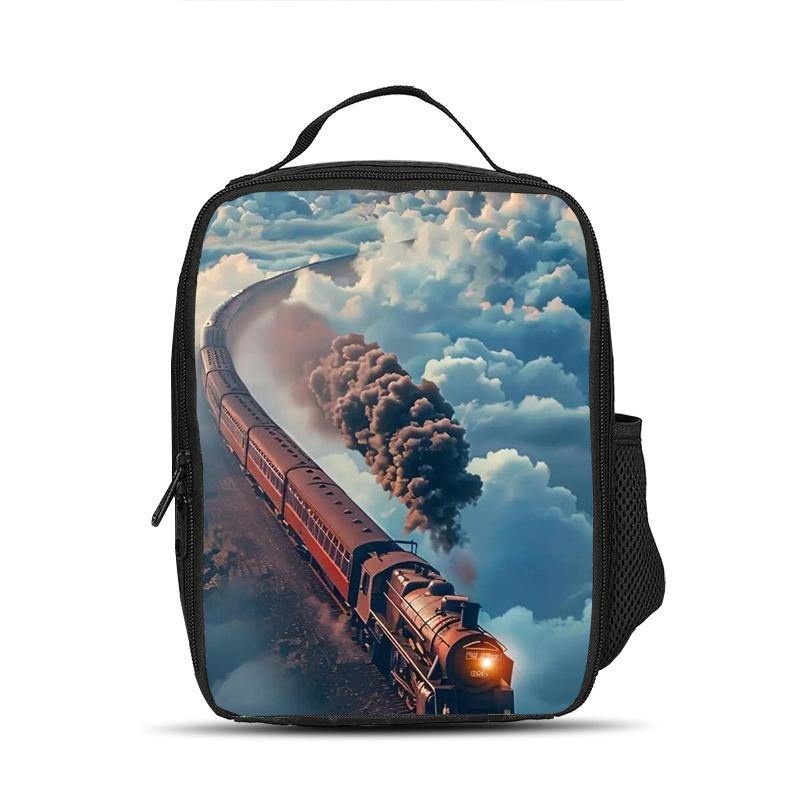 Train Ice Pack, Large Capacity, Lightweight and Compact, Printed New Style, Best School Companion for Boys and Girls