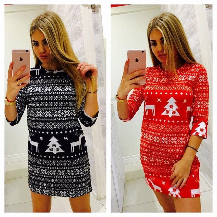 Luxurious Women Long Sleeve Knitted Sweater Sweatshirt Pullover Mini Jumper Dress