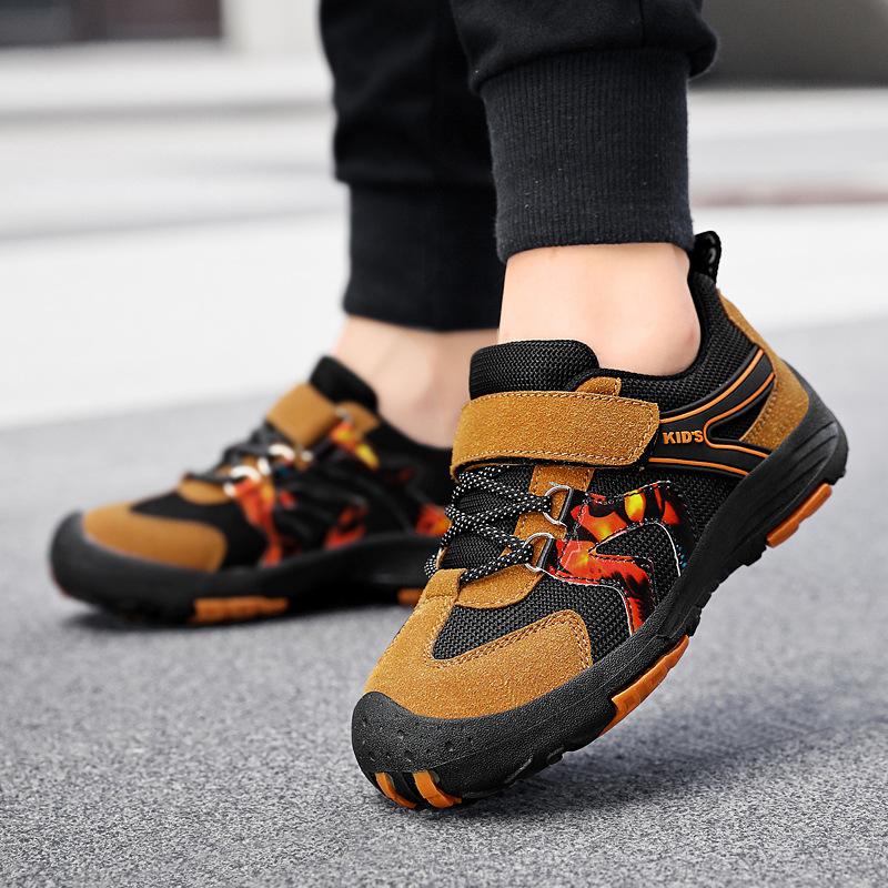 Classmates Spring and Autumn 2025 New Children's Outdoor Sports Shoes Wear-resistant and non-slip Mountain Climbing Middle and Older Children's Mesh
