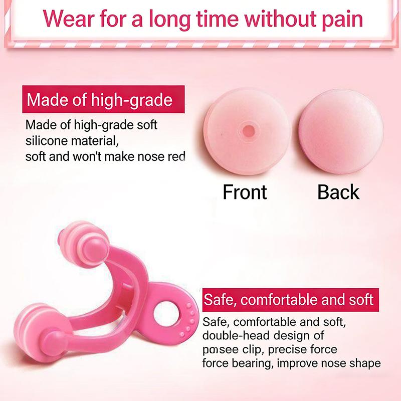 Nose Shaper Clip Nose Up Lifting Shaping Bridge Straightening Slimmer Device Silicone Nose Slimmer Beauty Tools