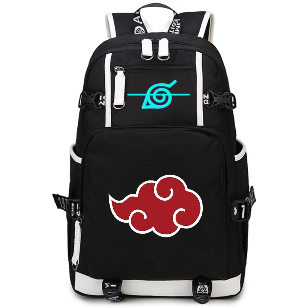 Neuer Naruto-Druck USB Teenager Schüler Schultasche Herren und Damen Freizeit Rucksack mit großer Kapazität Reise Rucksack