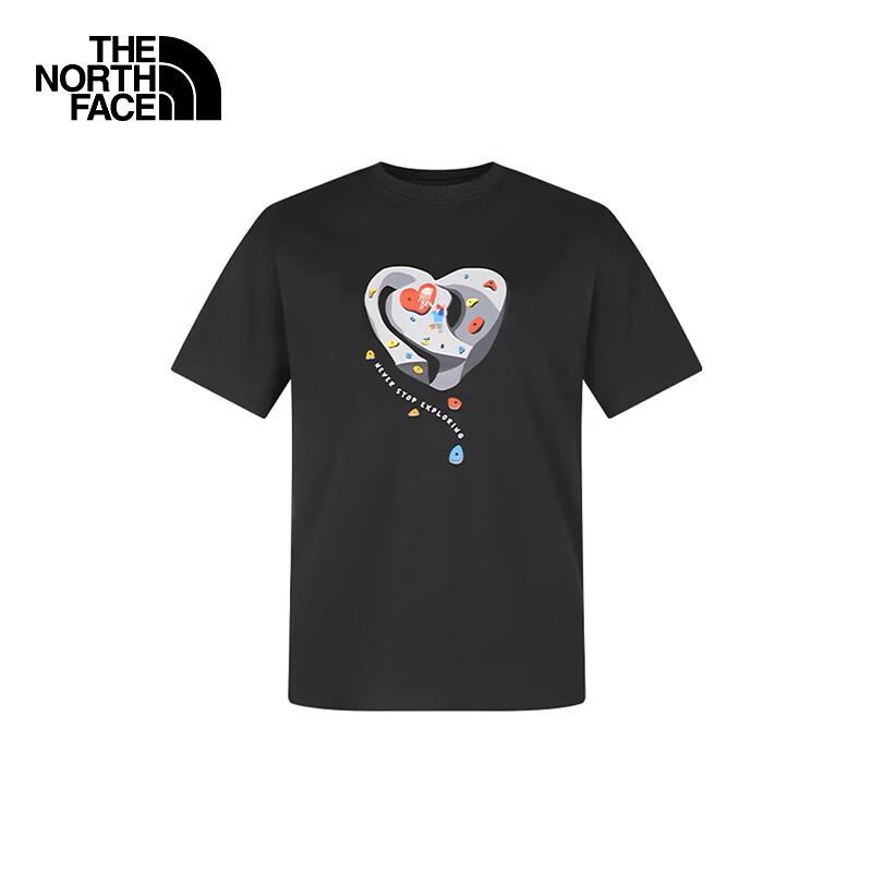 The North Face Unisex Heart Print Short Sleeve T-Shirt 8GW1