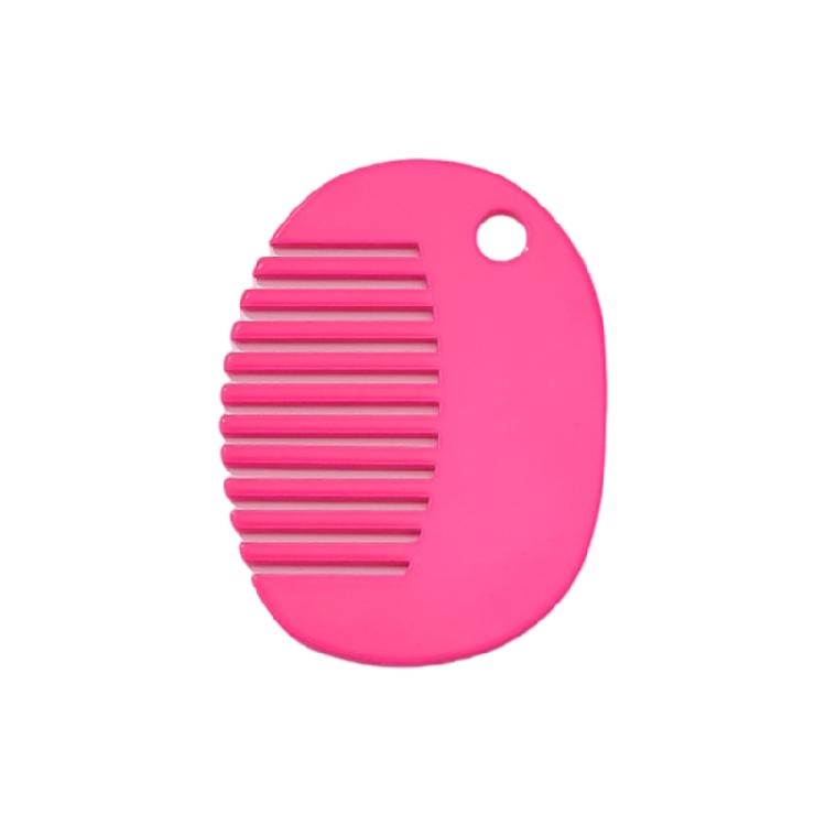 Portable Hairbrush Miniature Comb Necklace Pendant Convenient Hair Grooming Tool Portable Hairbrush for Women Girls