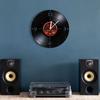 Vintage Vinyl LP Record Wall Clock 70's 80's Pop Genre Retro Wall Art Decor Laser Cut Longplay Retro Silent Quartz Wall Clock