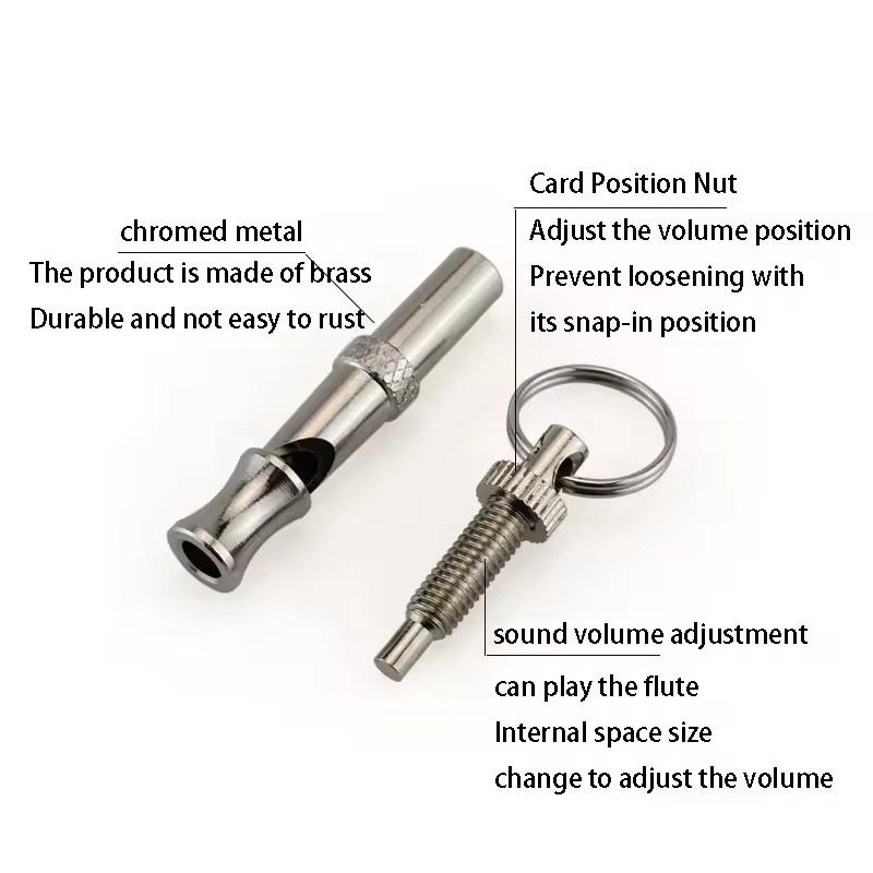Adjustable Ultrasonic Dog Whistle Training Tool for Obedience Recall Stop Barking Pet Supplies Puppy Training Aids