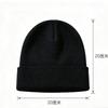 Autumn and Winter Solid Color Versatile Knitted Hat Men's and Women's Fashion Simple Wool Hat Street Trend Cold Hat Pullover Hat