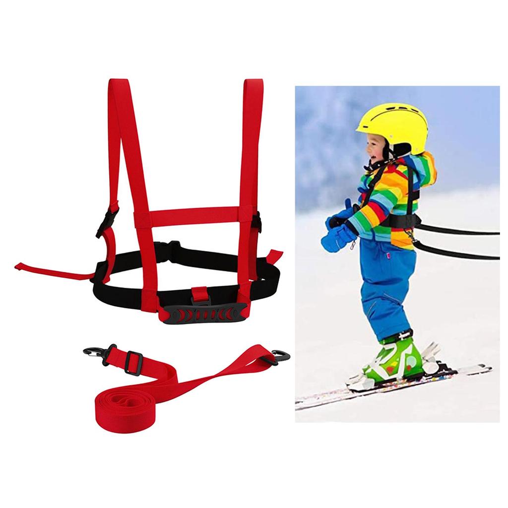 Children's ski harness for training snowboards Safety shoulder straps Speed