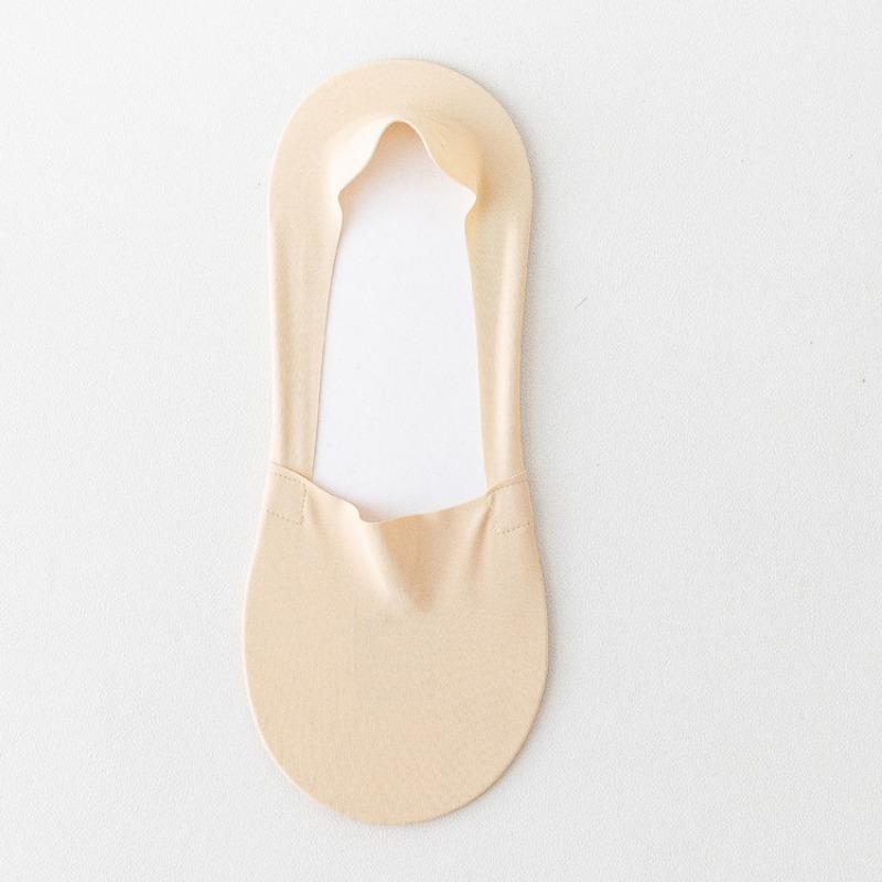 Men's Summer Ice Silk Non-falling and Invisible Silicone Anti Slip Boat Socks