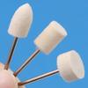 12Pcs New Accessories 2.35mm Shank Grinding Head Wool Wheel Manicure Polishing Wool Grinding Head