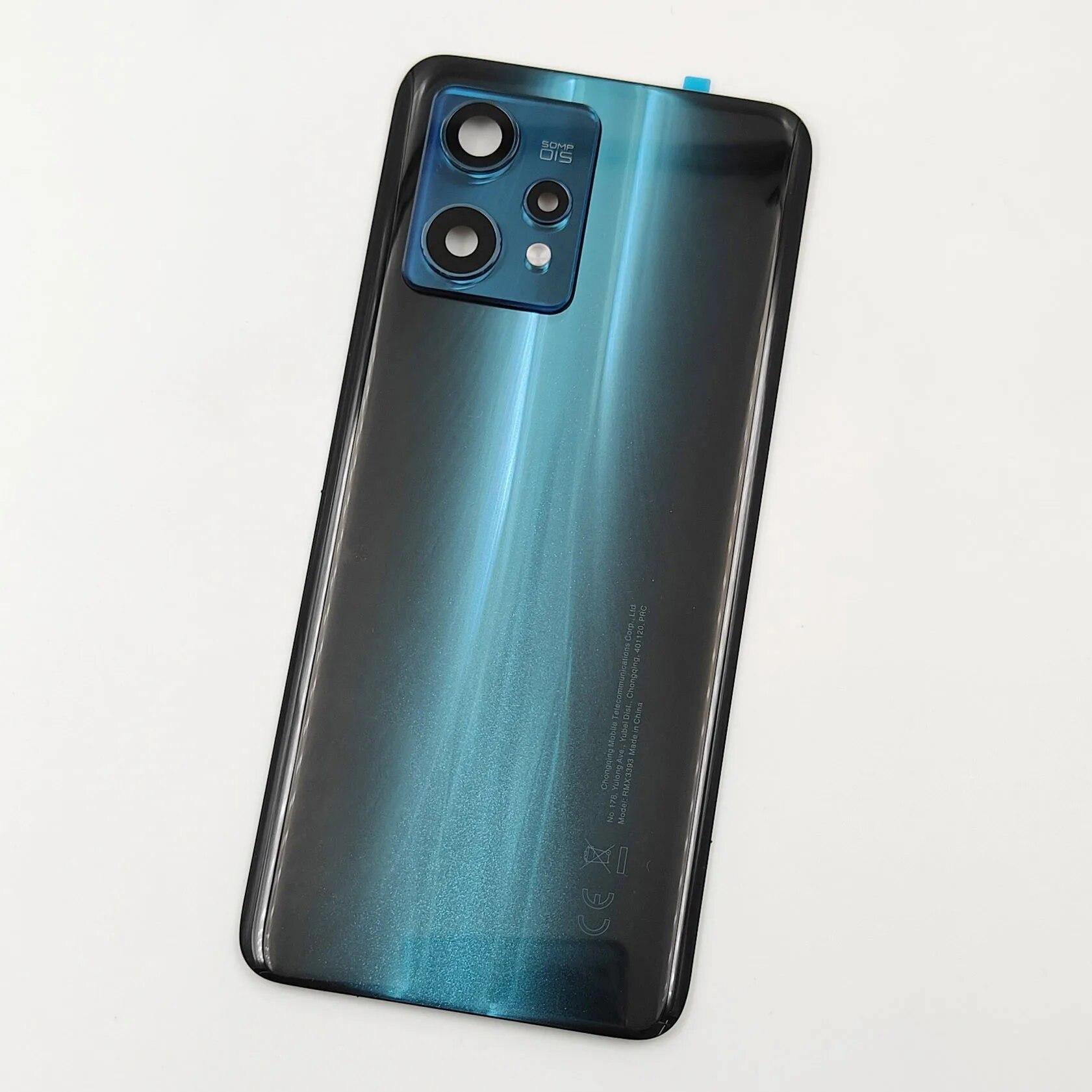 

Стекло для Realme 9 Pro Plus, крышка батарейного отсека, задняя дверца, Realme 9 Pro + задняя панель корпуса + клей для объектива камеры Aurora Green