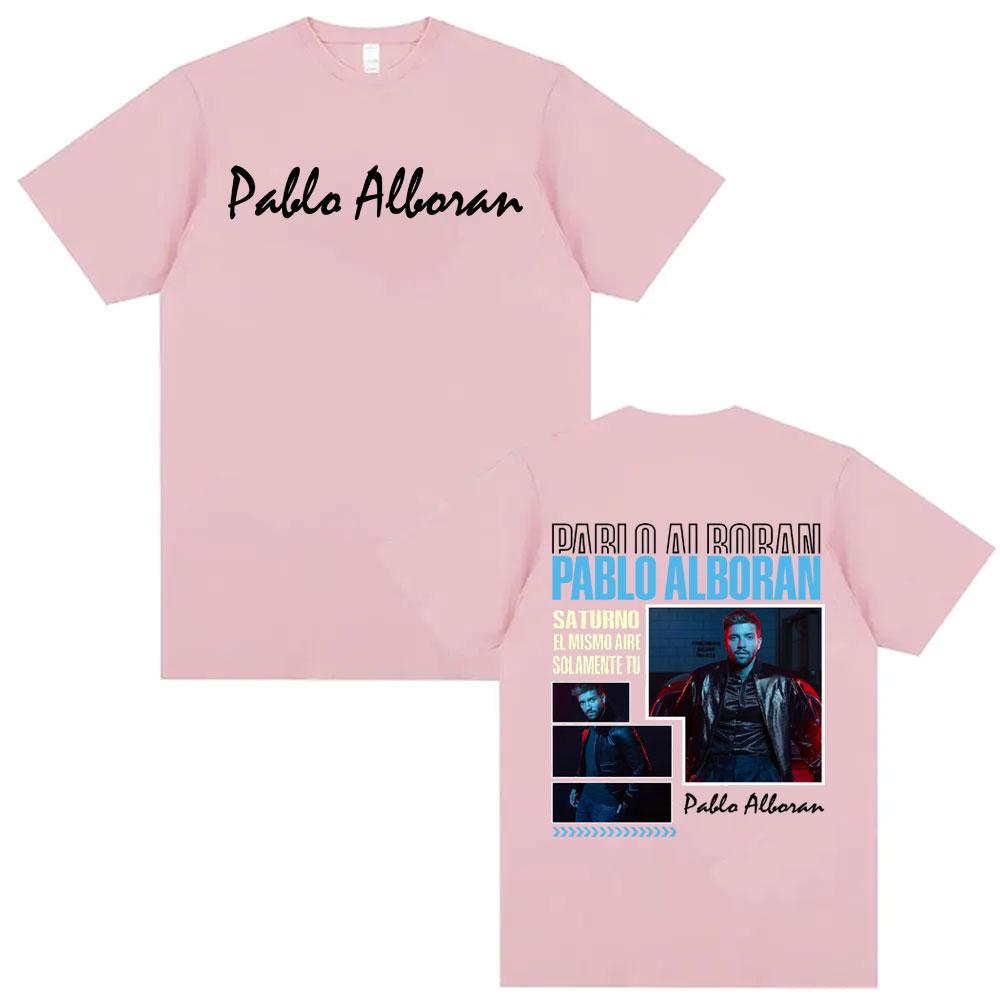 Pablo Alborn Global Tour Cover T Shirt Tops Unisexs Clothing ONeck Summer Comfort Trending T Shirts High Street Hip Hop Tshirts