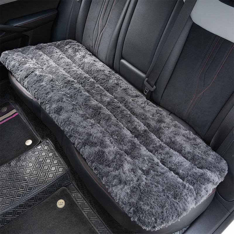 Damen Winter Plüsch Autositz- und Rückenlehnenbezug – Warm, Niedlich, Integriertes Design