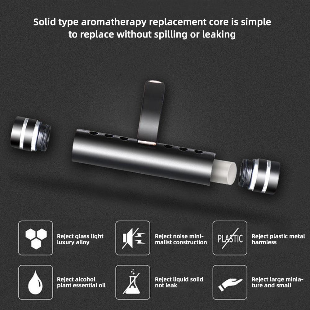 Car Air Fresheners with 20 Flavors Solid Perfume Stick Air Vent Perfum Diffuser Air Outlet Aromatherapy Clip Auto Purifier Auto Interior Accessorie