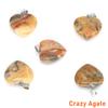 10PC/Set Love Heart Shaped Pendant Natural Stone Rose Quartz Crystal Turquoise Tiger Eye Aventurine Jewelry Making Necklace 20mm