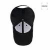 New Adjustable Baseball Hat Unisex Black White Baseball Cap Sun Hat Spring Summer