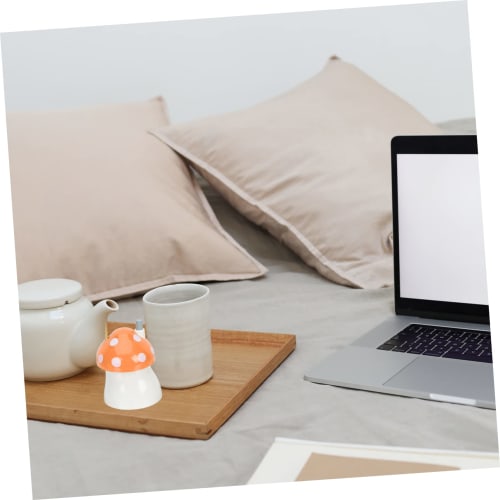 Hoement 4-Piece Dental Floss Storage Box with Mushroom-Shaped Toothpick Holder, Stylish Design for Home Use, Hotels, and Restaurants