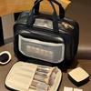 Storage Cosmetic Container Handle Travel Wash Pouch Fashion Makeup Bag  Trips