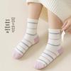 2025 Seamless Cotton Princess Mid-Calf Socks for Big Girls - Spring & Autumn Styles