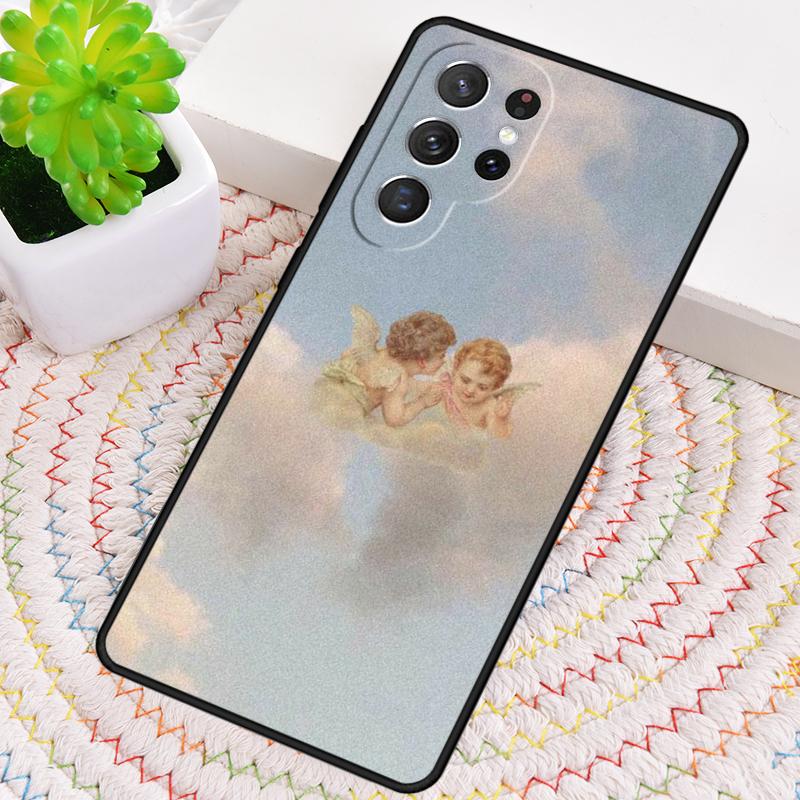 Renaissance Angels TPU Phone Case For Samsung Galaxy Note 10 Pro S26 S25 S24 S23 S22 Ultra Plus S21 FE S20 Shockproof Cover