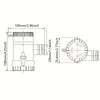 12V Vacuum Water Pump Submersible Marine Boat Bilge Pump 1100GPH Water Pump Used In Boat Seaplane Motor Homes Houseboat