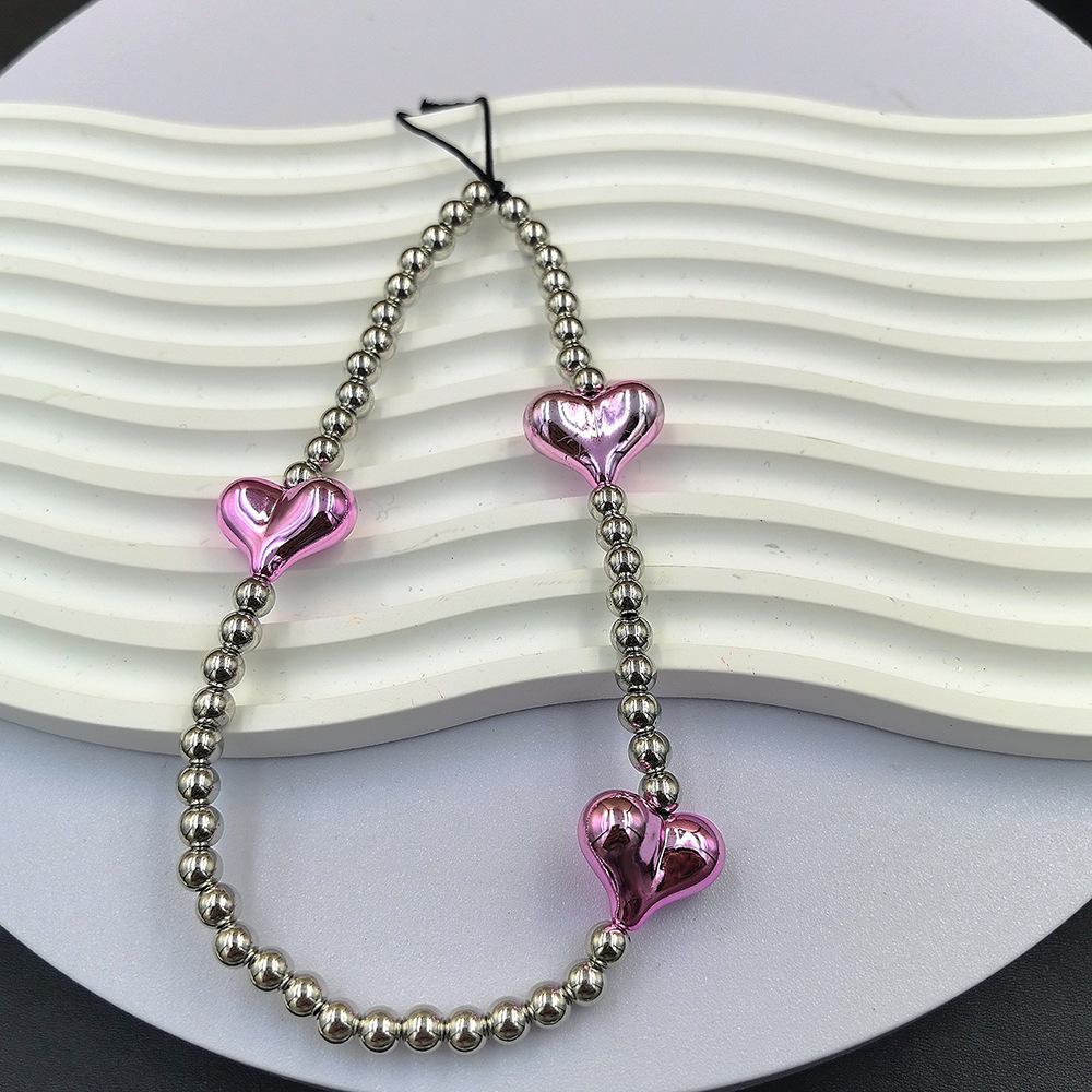 Boho Love Bow Bead Bracelet - Cute Ins Style Phone Jewelry Wristband Chain