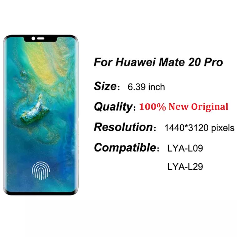 AMOLED For Huawei Mate 20 Pro LCD Display with Touch Screen Assembly
