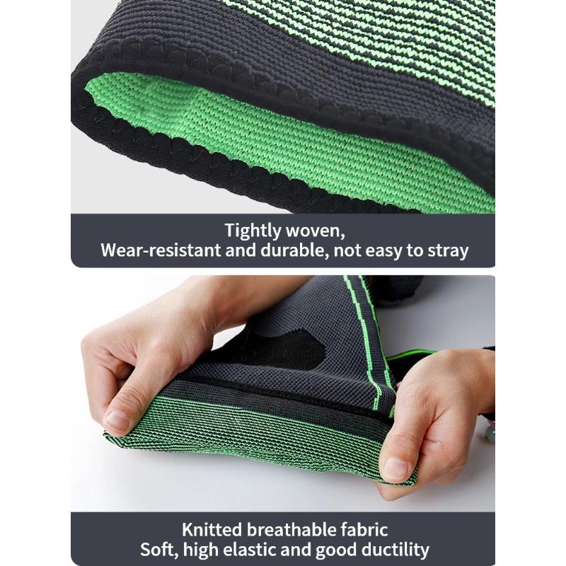 2 Pack Brace Top Compression Leg Sleeve Bandage Protection Sports Extended Knee Brace Support Elastic Knee Pad