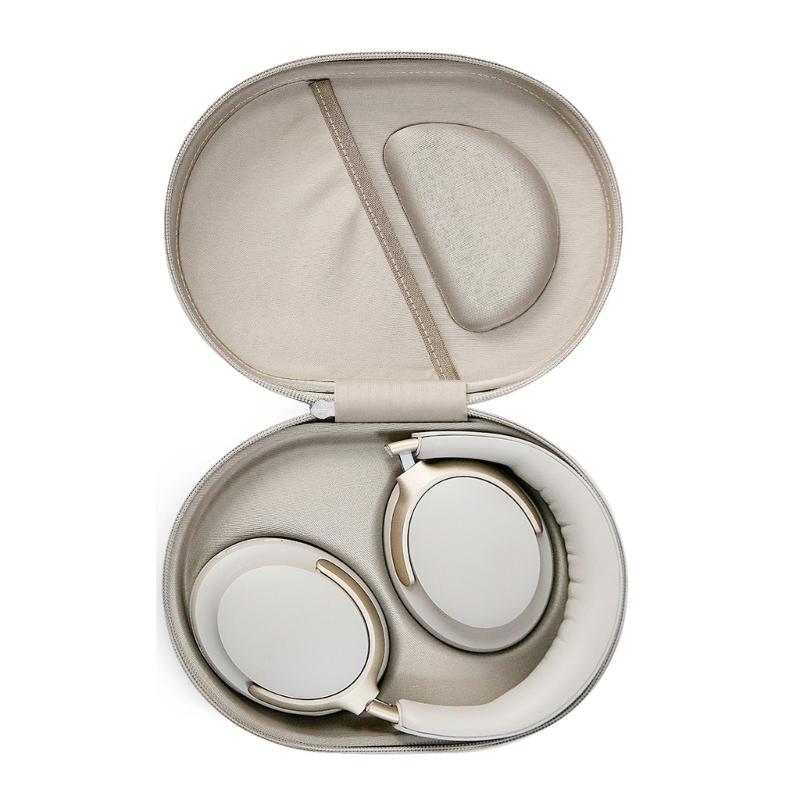 Durability Headphone Travel Case Water Resistant Hard Shell Shockproof Zippered Storage Box For