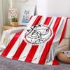 1PC AFC Ajax Patterned Flannel Blanket Suitable For All Seasons for Home Decor Warmth and Comfort Gifts Holiday Present