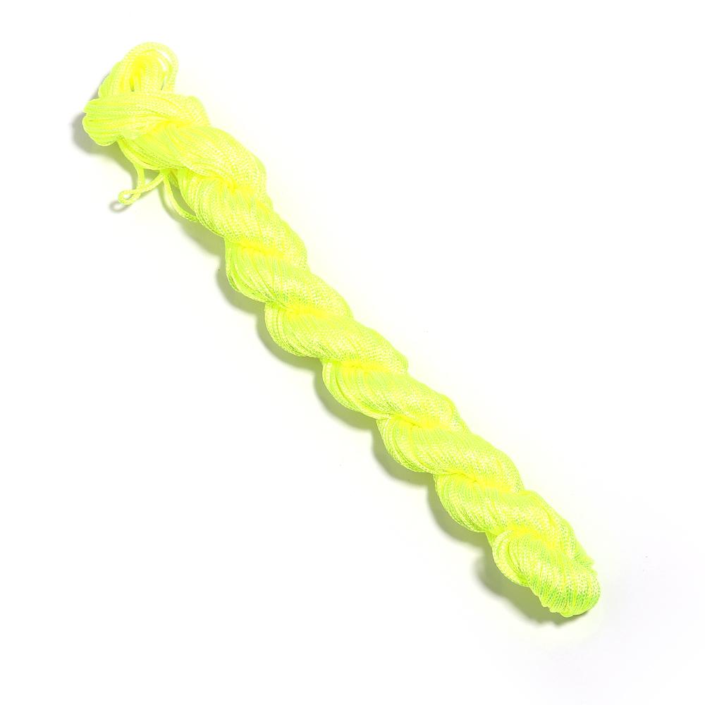 1/1.5mm Multicolor Nylon Cord Chinese Knot Thread Braided String for Jewelry Making Bracelet Tassels Beading Thread Supplies