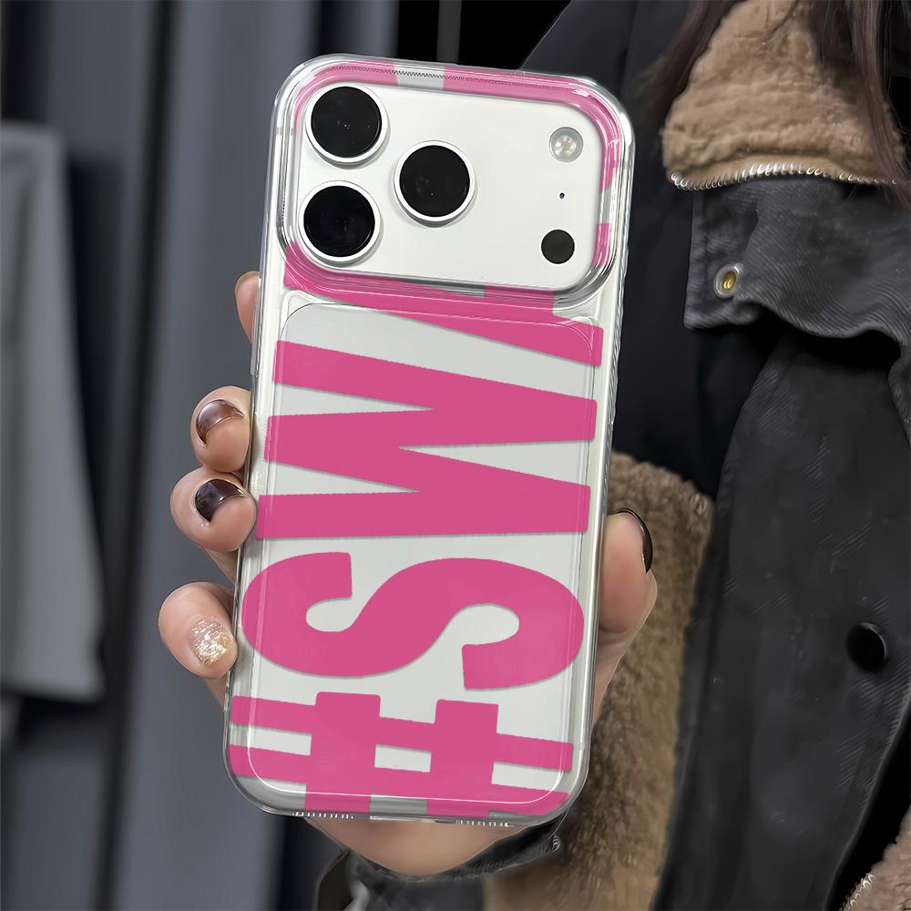 Rose Swag Letters Phone Case For Iphone 17 Air 16 15 14 Pro 13 12 11 Pro Max 16 Plus Shockproof Silicone Cover