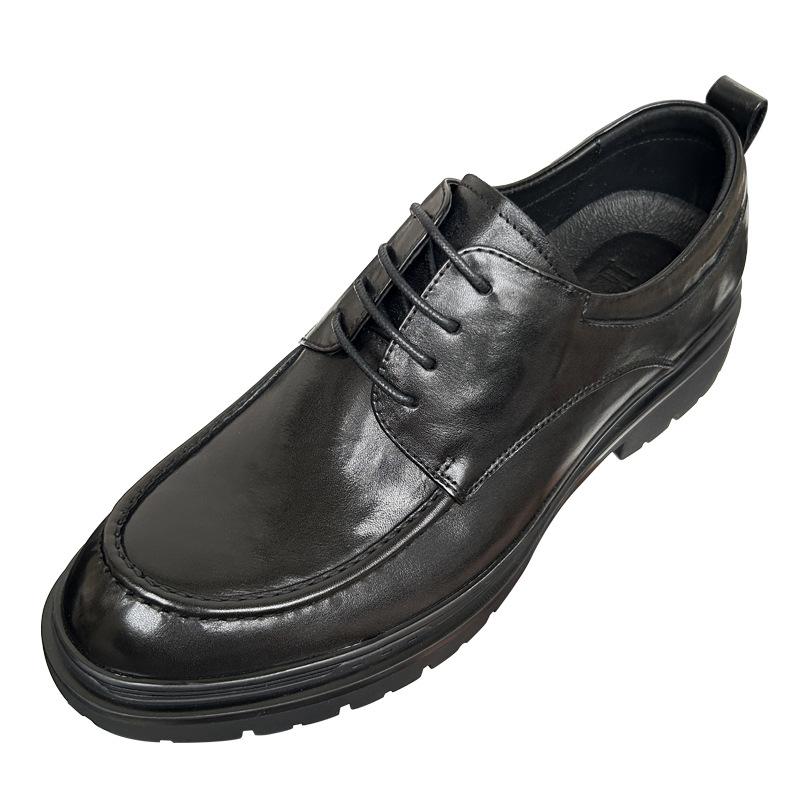 Height-Increasing Leather Shoes Men'S Business Dress Leather Breathable Groom Wedding Men'S Shoes Suit Interview Shoes Men'S Leather Shoes High-End