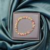 Fashionable Caibao Zircon Women's Bracelet, Buckle Bracelet, Colorful Diamond Shaped, Geometric Full Diamond, Designed Handpiece, High End Style
