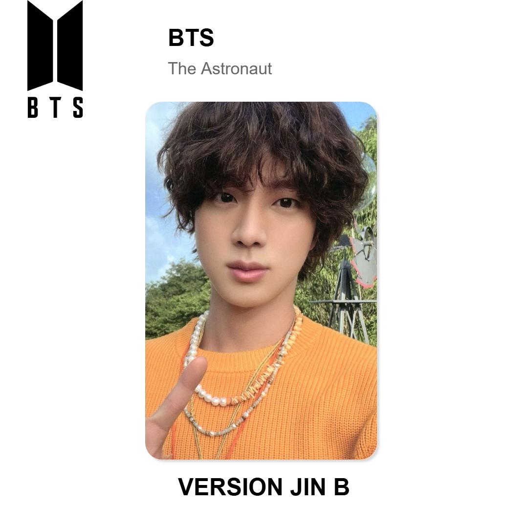 BTS The Astronaut Official Photocard VERSION 02 Jin B