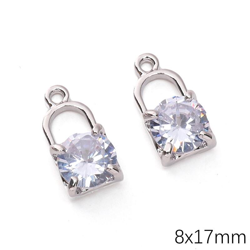 Alloy zircon love butterfly snowflake pendant DIY beaded handmade bracelet necklace ornament accessories