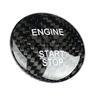 New Carbon Fiber Engine Start Stop Button Sticker Cover For Benz C Class GLC C200l