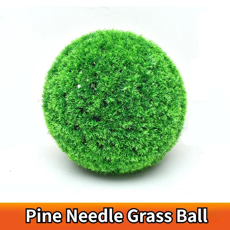 

13/18/23/28cm Artificial Green Grass Ball Simulated Plants Decor Ball for Outdoor decoration artificial plants Decoration 13