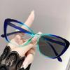 New Fashion Eyeglasses Diopter Cat Eye Myopia Photochromic Glasses For Women Men Ultra-Light Color Change Near Sight Eyewear