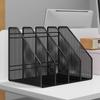 Metal Filing Rack: Office Desk Organizer & Storage Box