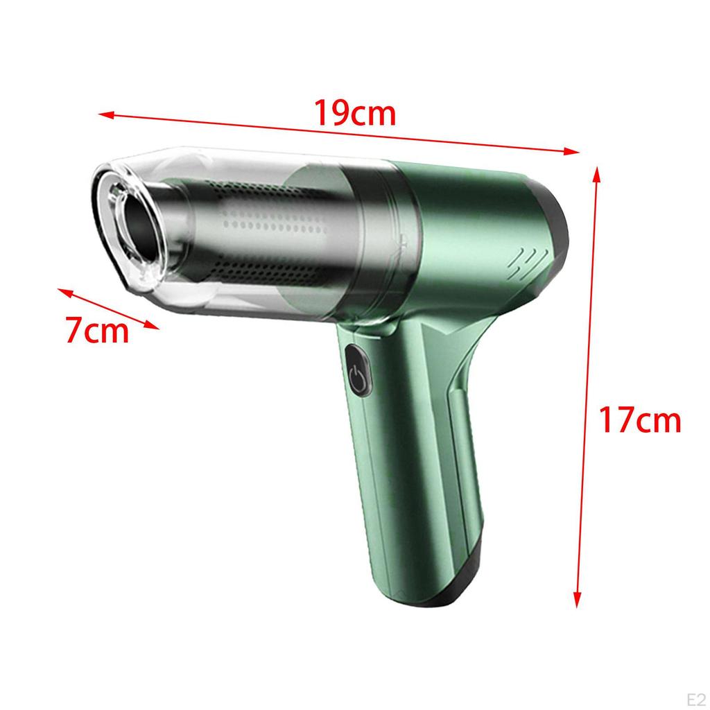 Compact Handheld Vacuum - High-Powered Suction for Home and Car Cleaning