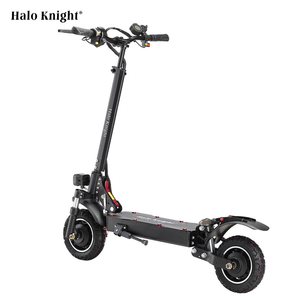 HALO KNIGHT T104 Monopattino Elettrico, Pneumatici da Strada da 10 pollici, Potenza Massima di 1000W, monopattino per guida urbana