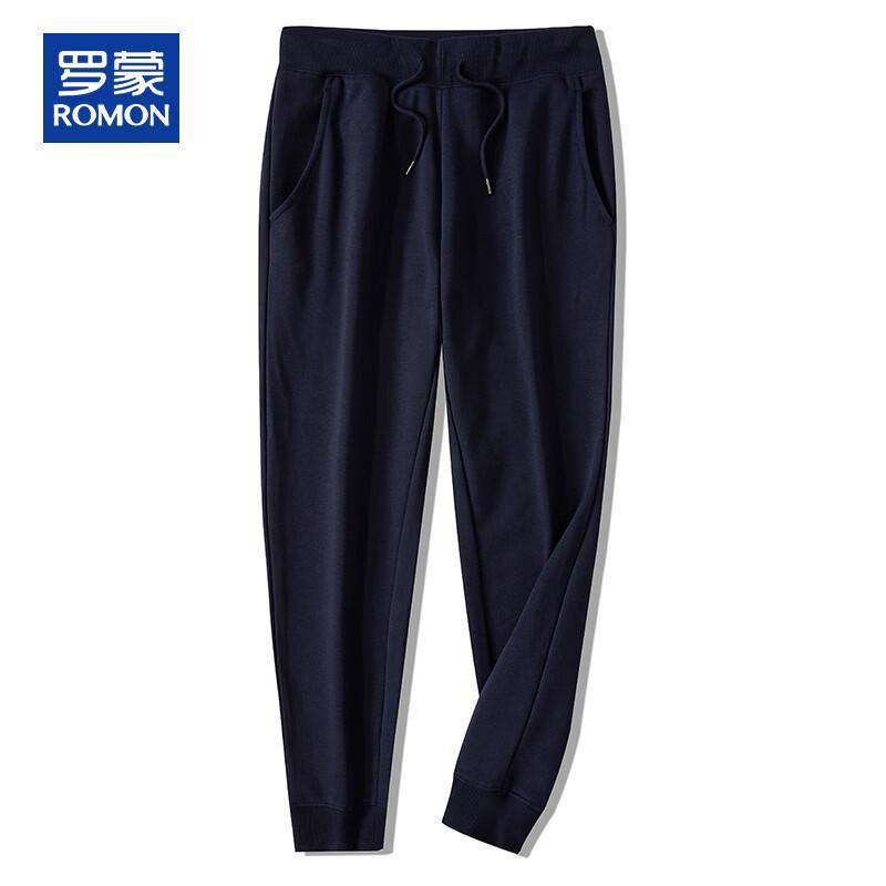Romon Men s Loose Fit Drawstring Jogger Pants M