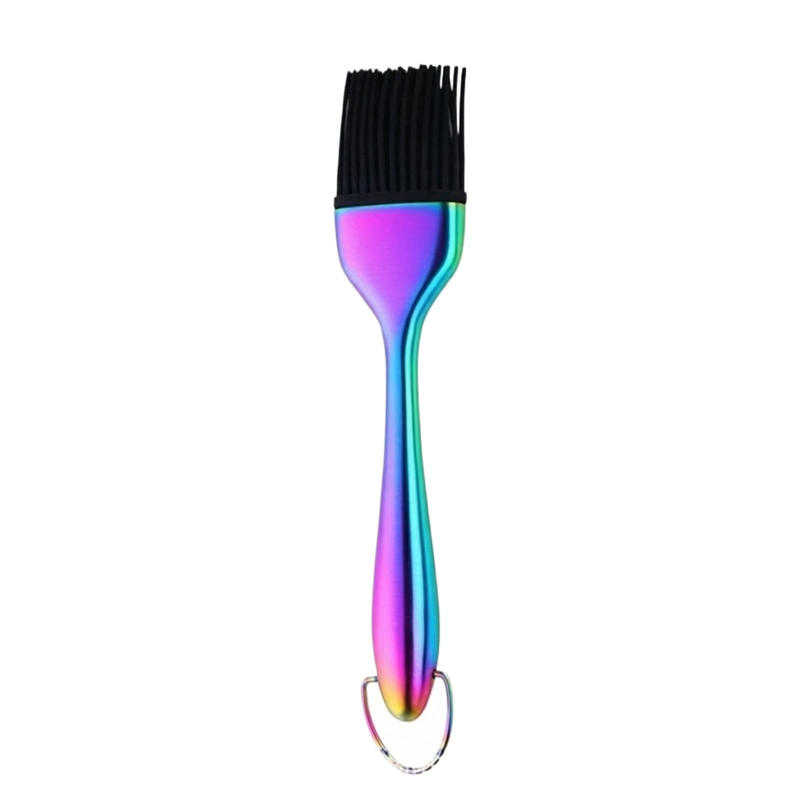 

Stainless Steel Oil Brush Handle Detachable Brush for Kitchen Pancake and Barbecue Oil Brush Tool one size