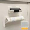 Regulowana Półka Samoprzylepna do Przechowywania w Kuchni, Plastikowa Półka Ścienna do Folii Aluminiowej, Ręczników i Torebek