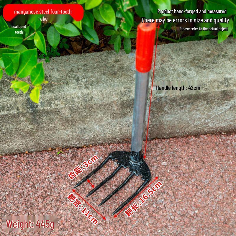 Manganese Steel Gardening Hoe for Weeding, Planting, and Digging