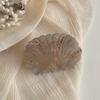 Jewelry Shell Shark Clip Non-slip Rhinestone Crab Clip Acetate Shell Hair Claw  Back of The Head