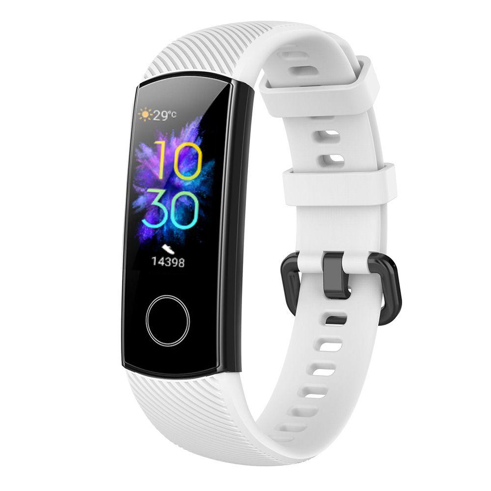 Weiches Silikon-Handgelenkband für Honor Band 5 4 Smart-Armband Ersatz Original-Uhrenarmband Weiches Armband Mehrfarbiges Armband