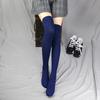 Lolita Cute Vertical Striped Stockings Japan And South Korea Campus Socks Knee Color Warm Pile Socks Long Tube High Tube Women's