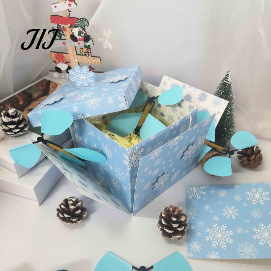 Easy Assembly Gift Box Butterfly Explosion Box, DIY Surprise Exploding Present Holder with 4 Memory Making for Anniversary Flying Butterflies