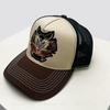 Baseball Head Dragon Stitched Stitching Embroidered Chic China Women  Men For Neutral Gender Fresh Caps Peaked Hats Breathable Mesh Sunshade Color